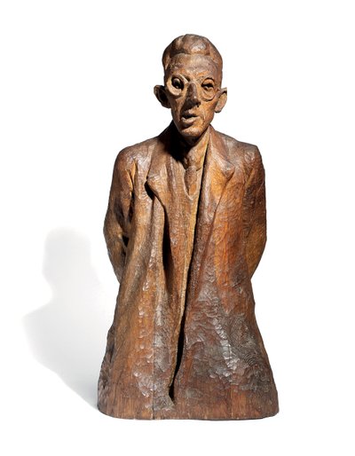 Portret van de criticus Arthur Binz door Christoph Voll