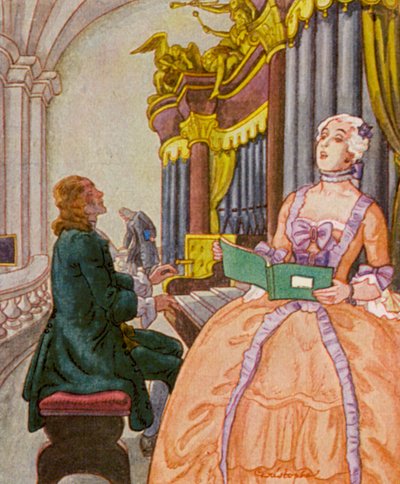 Orgelgalerij door Christophe (1856 1945)