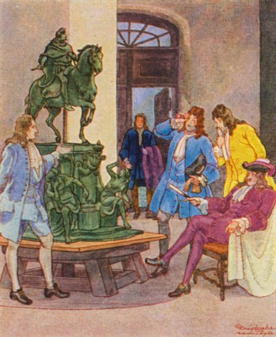 Beeldhouwerswerkplaats door Christophe (1856 1945)