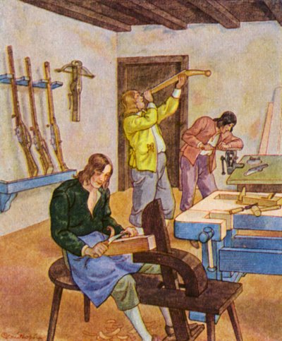 Büchsenmacher door Christophe (1856 1945)