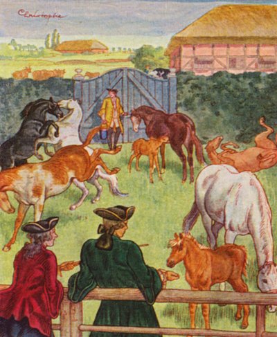 Stoeterij door Christophe (1856 1945)