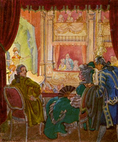Theaterloge door Christophe (1856 1945)