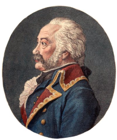 Portret van Adam Philippe, Graaf van Custine (1740 - 1793), Franse generaal door Christophe Guerin
