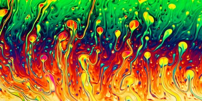 Levendig, vloeiend en abstract door Christophe Kiciak