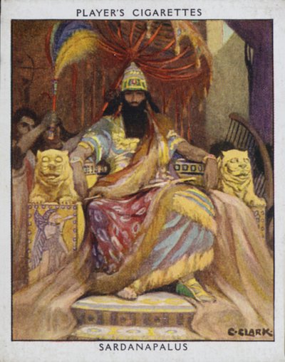 Sardanapalus door Christopher (after) Clark