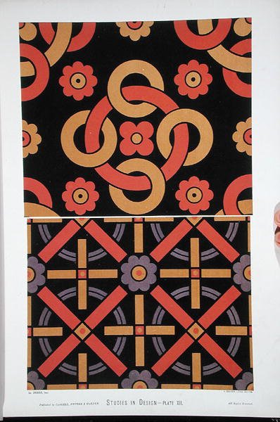Plate XII uit Studies in Design, uitgegeven door Cassell, Petter & Galpin, ca. 1874-76 door Christopher Dresser
