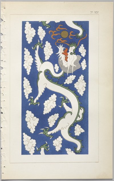 De kunst van decoratief ontwerp: met een bijlage, waarin de uren van de dag worden gegeven waarop bloemen opengaan, uitgegeven door Day & Son, Londen, 1862 door Christopher Dresser