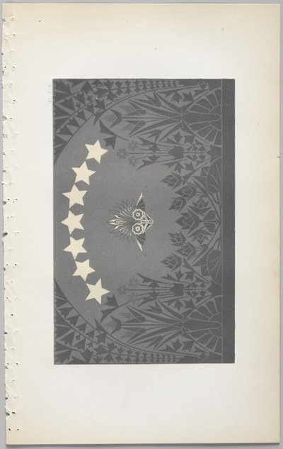 De kunst van decoratief ontwerp: met een bijlage, waarin de uren van de dag worden gegeven waarop bloemen opengaan, uitgegeven door Day & Son, Londen, 1862 door Christopher Dresser