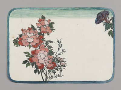Chrysanten en ochtendglorie door Christopher Grant La Farge