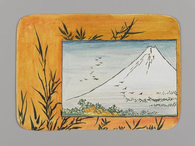 Fuji met Bamboe door Christopher Grant La Farge