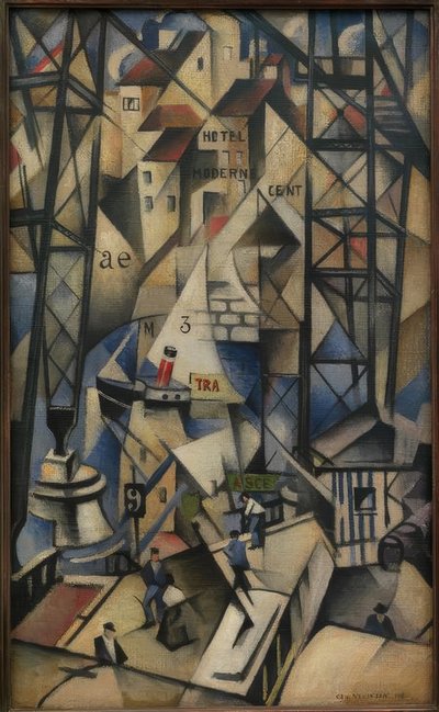 De Oude Haven door Christopher Richard Wynne Nevinson