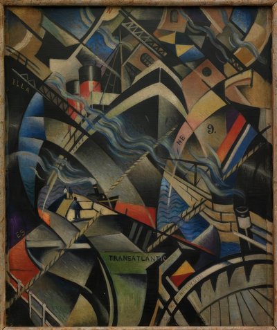 De aankomst door Christopher Richard Wynne Nevinson