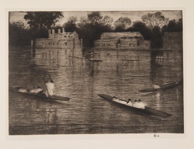 Zondagavond door Christopher Richard Wynne Nevinson