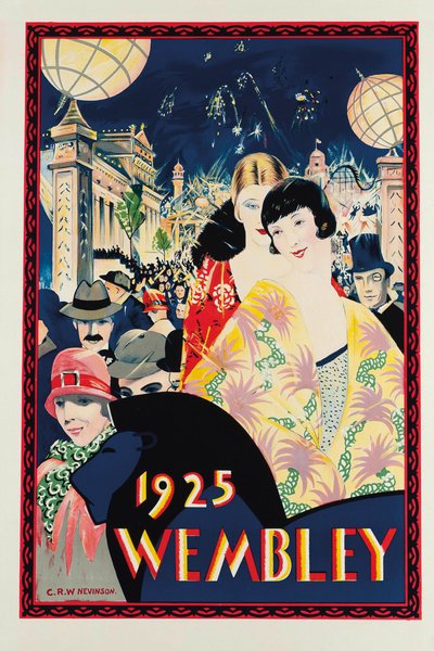 1925, Wembley, 1924 door Christopher Richard Wynne Nevinson