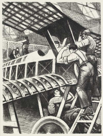 Onderdelen Assembleren door Christopher Richard Wynne Nevinson