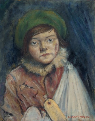 Camden Town Kid, of Cockney Stoic door Christopher Richard Wynne Nevinson