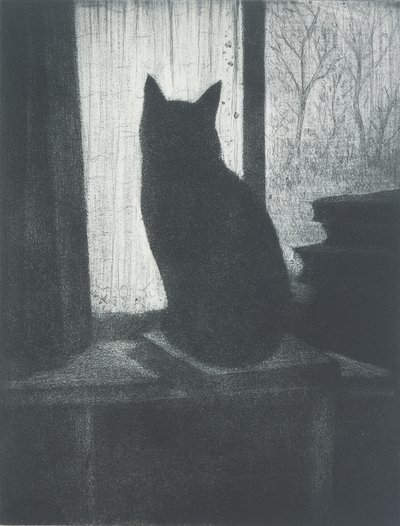 Le Chat, ca.1920 door Christopher Richard Wynne Nevinson