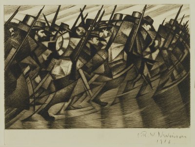 Terug naar de Loopgraven door Christopher Richard Wynne Nevinson