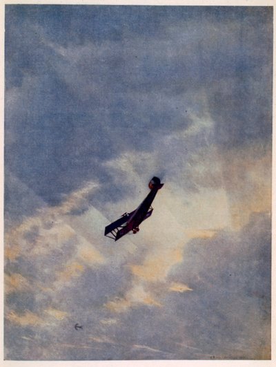 Aanval op een Vijandelijk Vliegtuig, uit British Artists at the Front, Vervolg van The Western Front, 1918 door Christopher Richard Wynne Nevinson