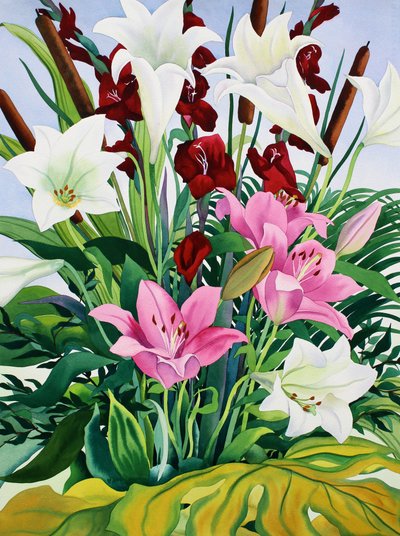 Lelies en lisdodden door Christopher Ryland