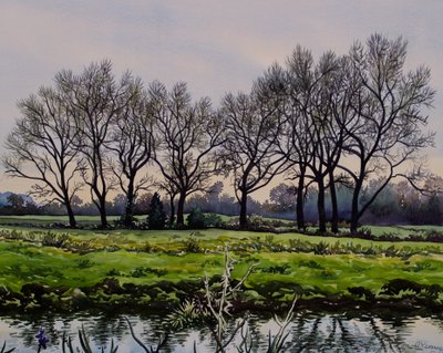 Winterbomen door Christopher Ryland