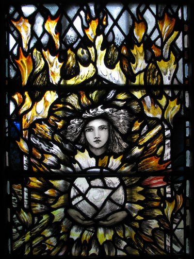 Aartsengel St. Uriël, Canterbury Cathedral door Christopher Whall