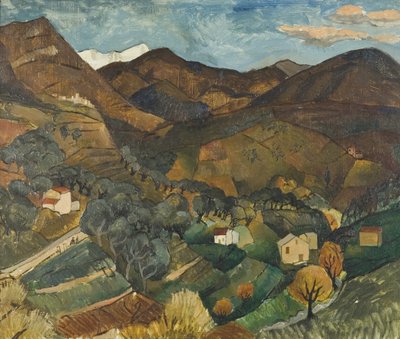 Landschap, Vence door Christopher Wood