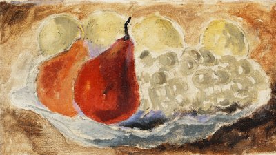 Schelpen, Schotel en Fruit, c.1922 door Christopher Wood