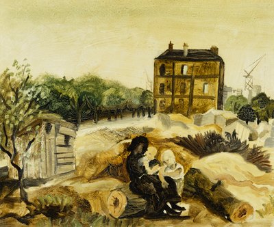 Het Kleine Bruine Huis, Passy, ca. 1928 door Christopher Wood