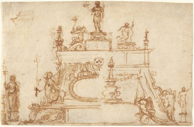 Studies voor kleine bronzen met klassieke motieven door Circle of Andrea Riccio Paduan