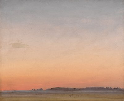 Landschap, ca. 1835-45 door Circle of Carl Rottmann