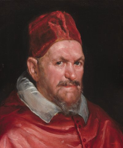Paus Innocentius X door Circle of Diego Velázquez