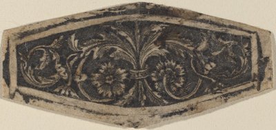Ornament in Zeshoekige Vorm door Circle of Francesco Francia