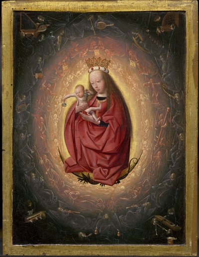 De verheerlijking van de Maagd door Circle of Geertgen tot Sint Jans