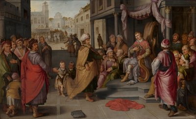 Het oordeel van Cambyses, 1620 door Claes Jacobsz van der Heck