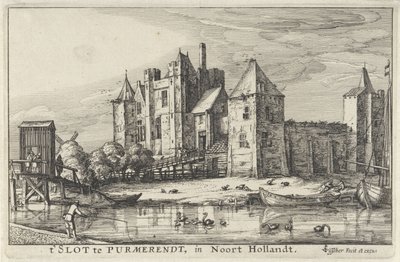 Slot Purmersteijn in Purmerend door Claes Jansz. Visscher (II)