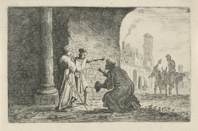Lot en de twee engelen door Claes Moeyaert