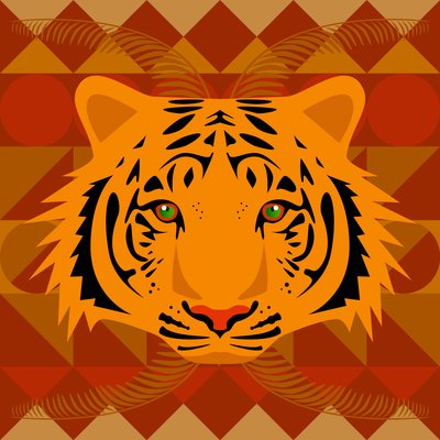 Azteekse Tijger door Claire Huntley