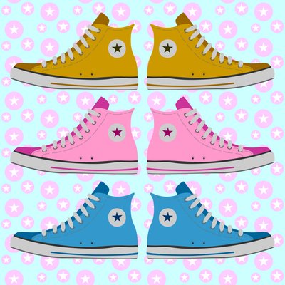 Converse Genot door Claire Huntley