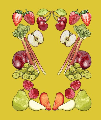 Fruitig fruit door Claire Huntley