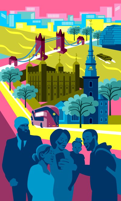 Historische Toren van Londen door Claire Huntley