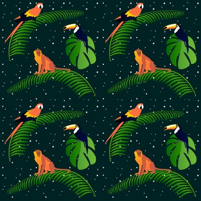 Junglekoorts door Claire Huntley