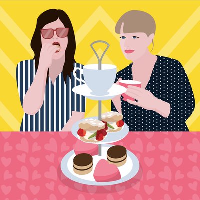 Theekransje door Claire Huntley