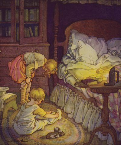 Een kindertuin van verzen: Bed in de zomer door Clara Miller Burd