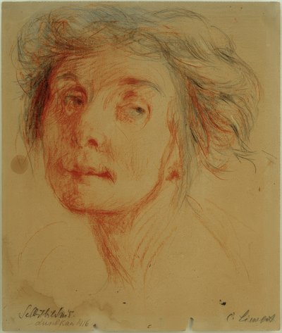 Zelfportret door Clara Siewert