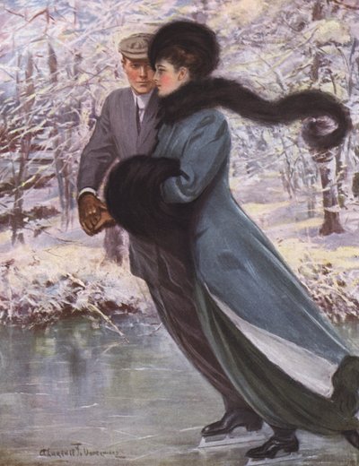 Liefde lacht om de winter door Clarence F. Underwood