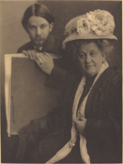 Alvin Langdon Coburn en Zijn Moeder door Clarence H. White