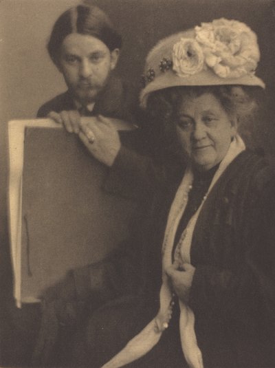 Alvin Langdon Coburn en Zijn Moeder, ca. 1909 door Clarence H White