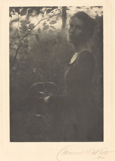 Bosrand, Avond door Clarence H. White