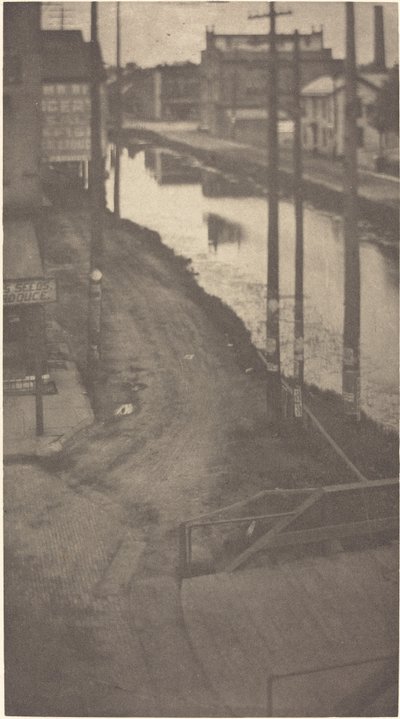 Telegraafpalen door Clarence H. White